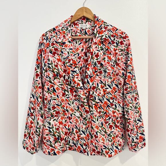 Molly Bracken Jackets & Blazers - Molly Bracken Floral Double Breasted Blazer Size‎ Small